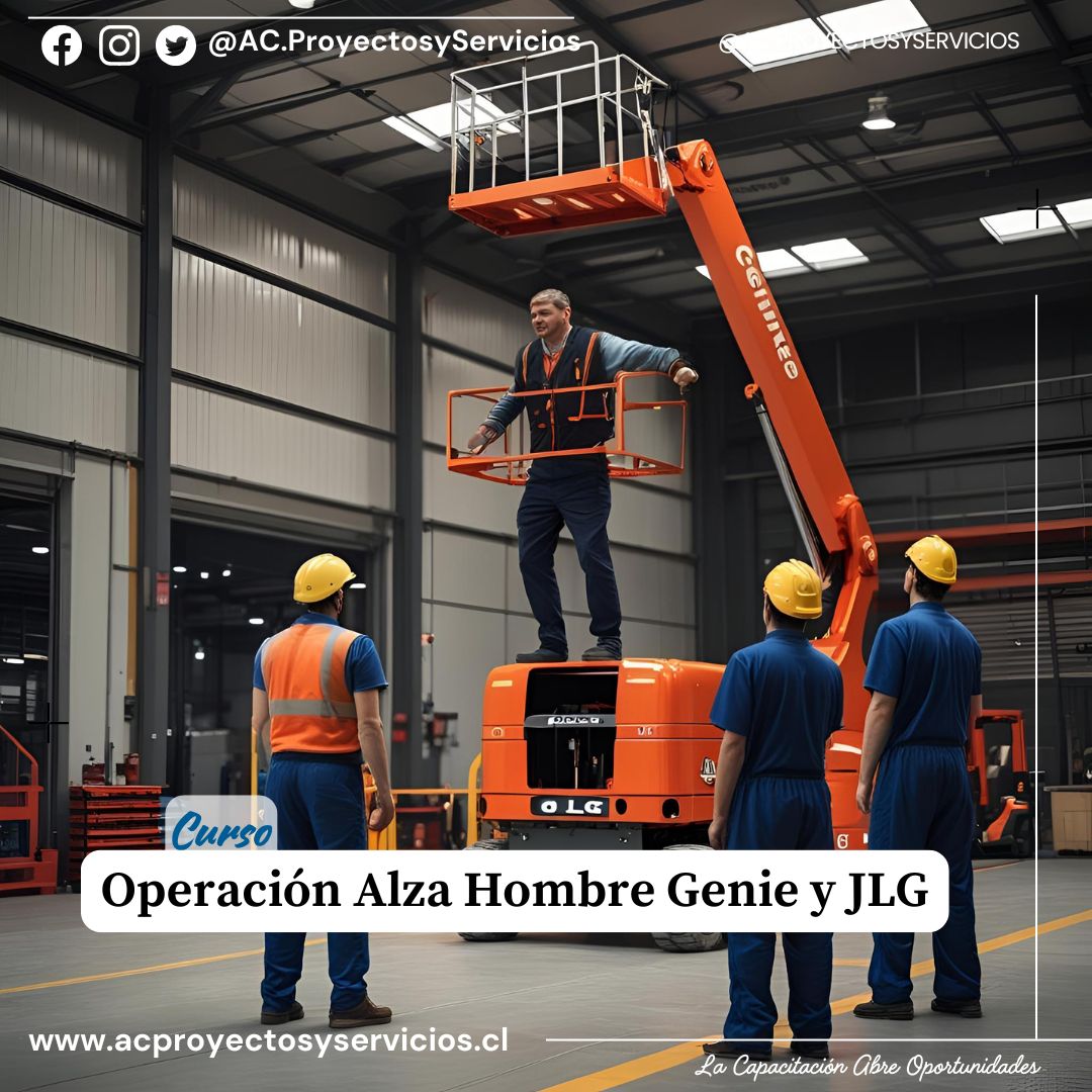 1. Operación Alza Hombre Genie y JLG