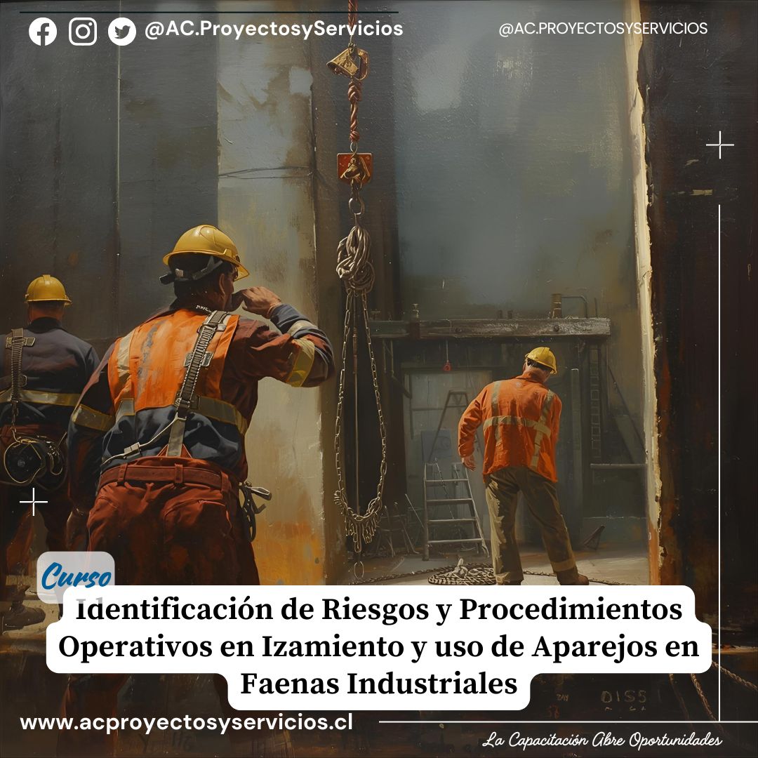 Identificación de Riesgos y Procedimientos Operativos en Izamiento y uso de Aparejos en Faenas Industriales